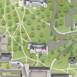 St Olaf College Campus Map - Tourist Map Of English